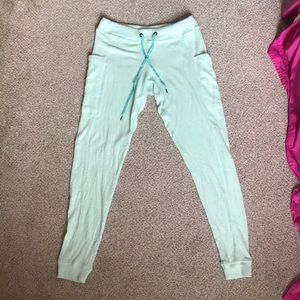 Light Blue Teal Comfy Breathable Pajama Bottoms
